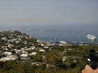 Capri view looking out to sea.