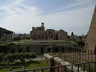 The Forum as seen from the Colosseum.